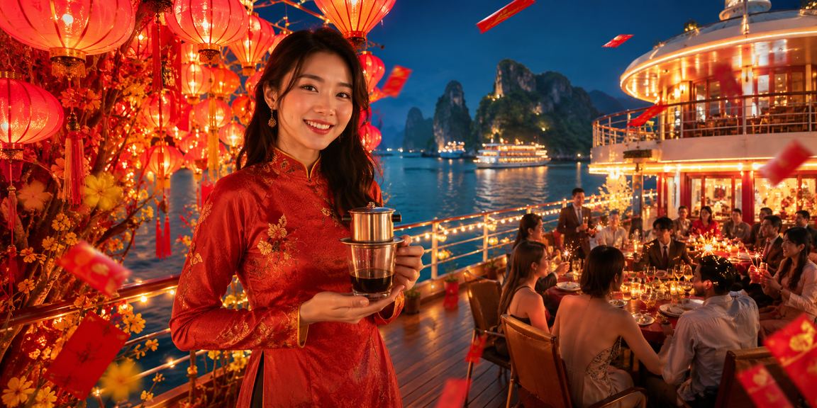 Phong cảnh Hạ Long Bay được ví như một giải thưởng may mắn